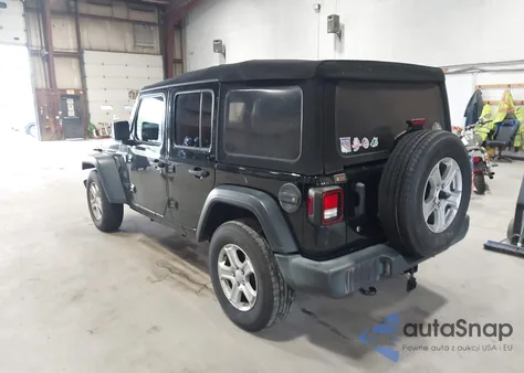 2019 Jeep Wrangler Unlimited Sport S 4X4 из США, поврежденный, VIN 1C4HJXDGXKW598811